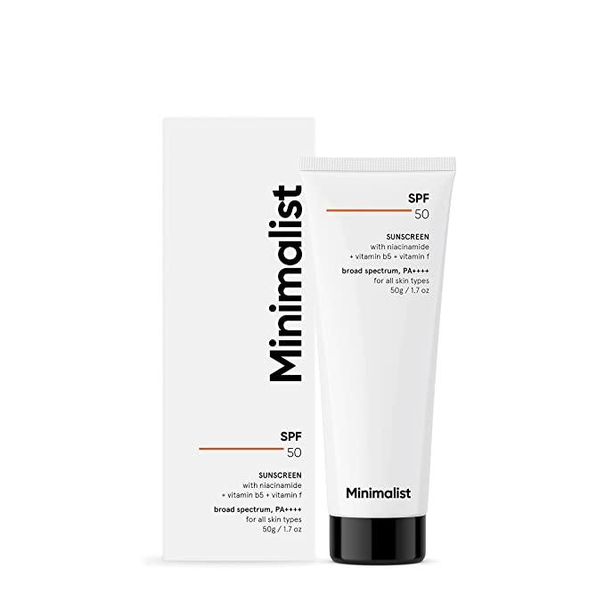 Minimalist SPF 50 Sunscreen