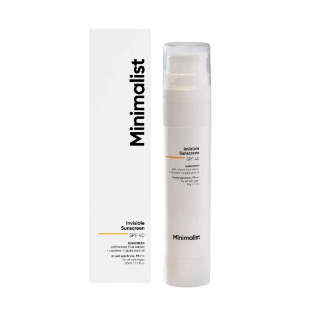 Minimalist Invisible Sunscreen SPF 40