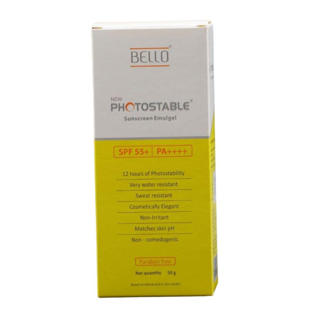 Photostable Sunscreen Emulgel SPF 55+