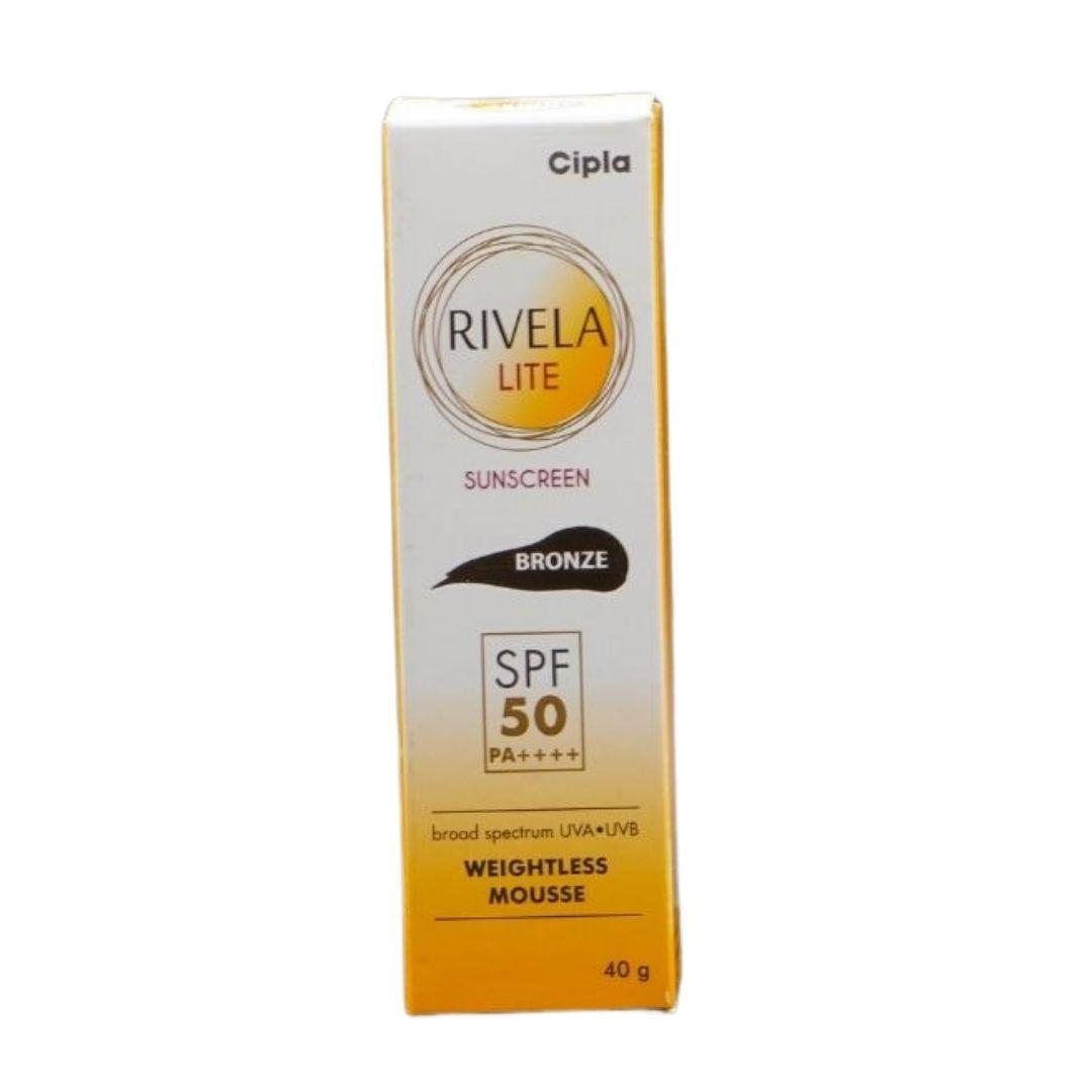 Rivela Lite Bronze Sunscreen SPF 50 PA++++