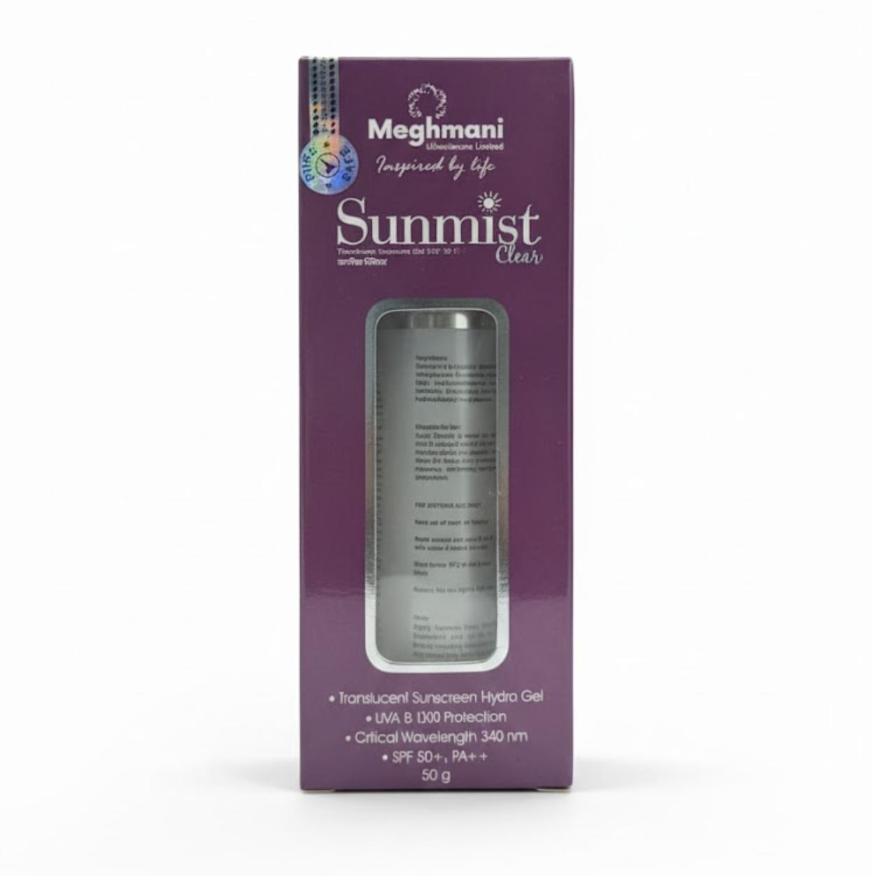 Sunmist Clear Sunscreen Gel Spf 50+